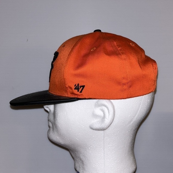 forty seven brand orioles hat black bill black logo One Size Snapback - Picture 2 of 9